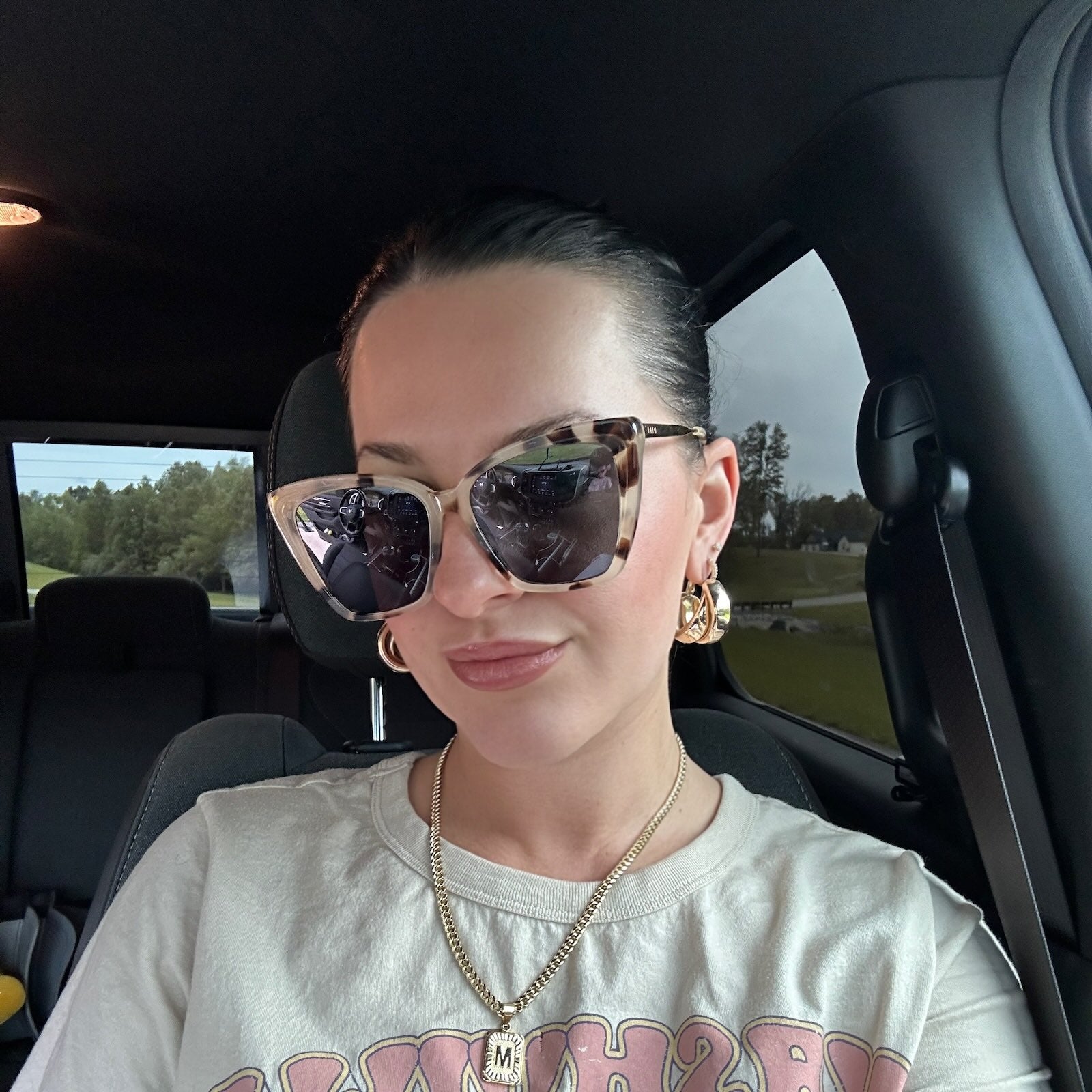 BECKY II - CREAM TORTOISE + GREY POLARIZED SUNGLASSES - Image 18