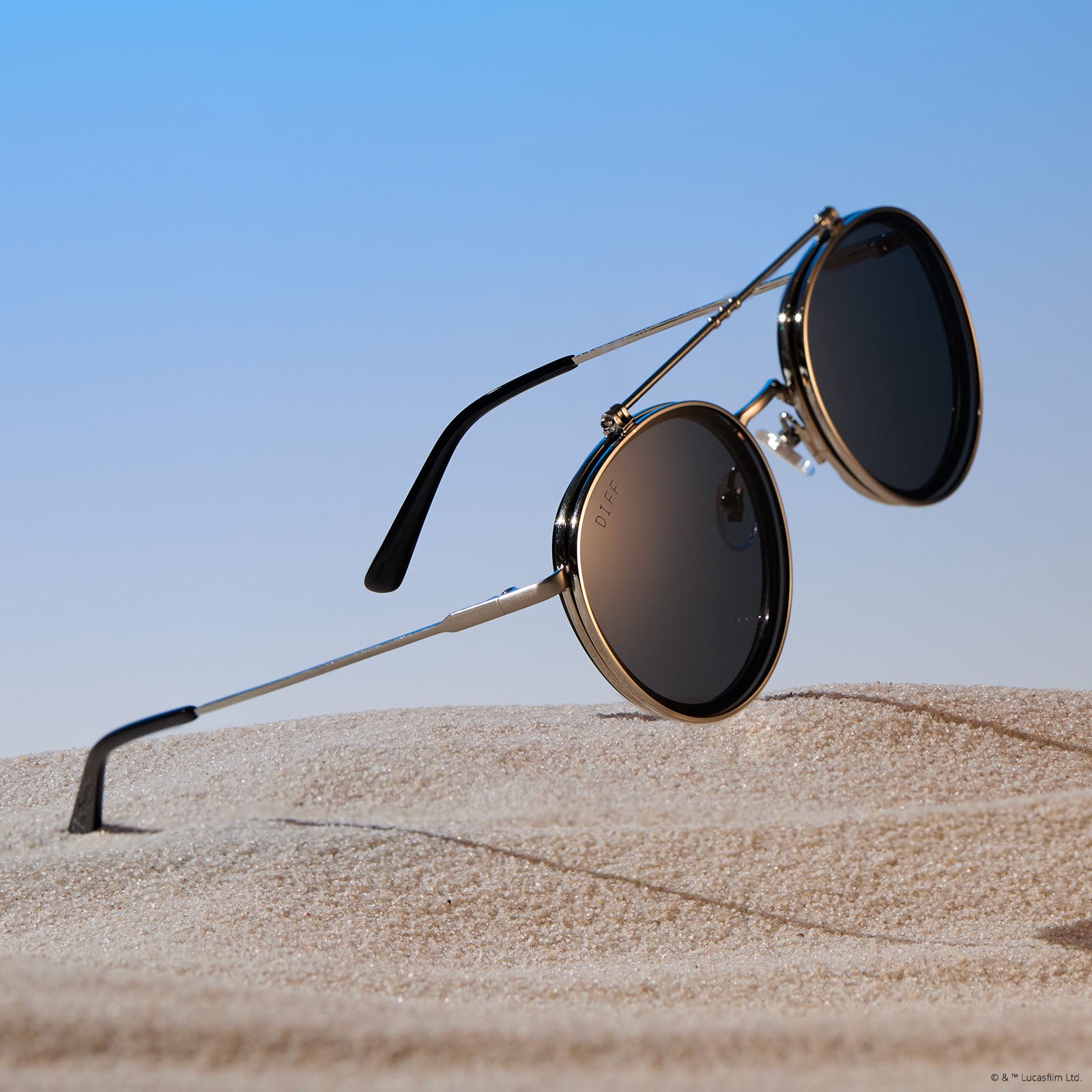 ANAKIN™ - PODRACER™ + GALACTIC BRUSHED SILVER + SPACE GRAY + POLARIZED SUNGLASSES - Image 5