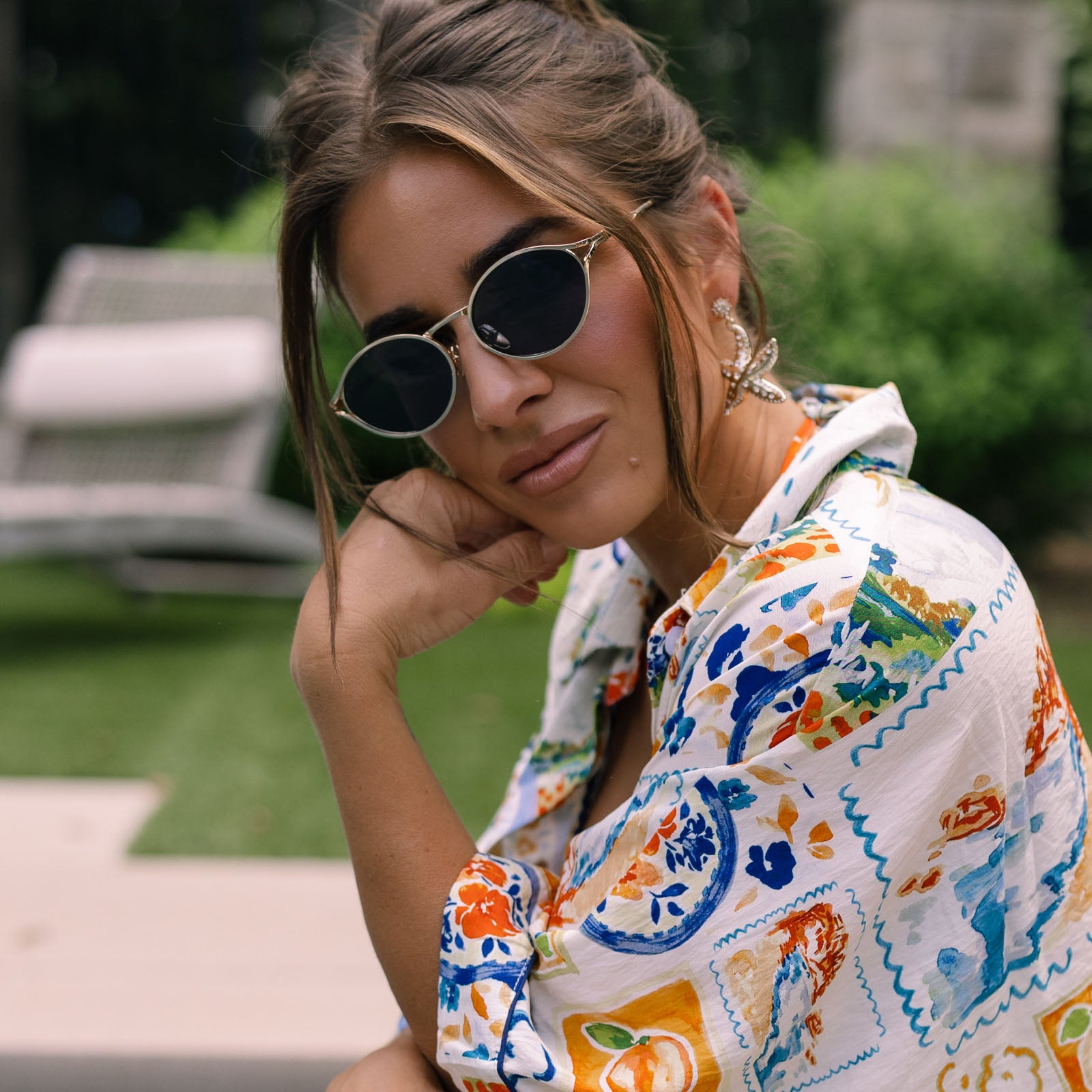 JESSIE JAMES DECKER - LIMONCELLO + GOLD + GREY SUNGLASSES - Image 5