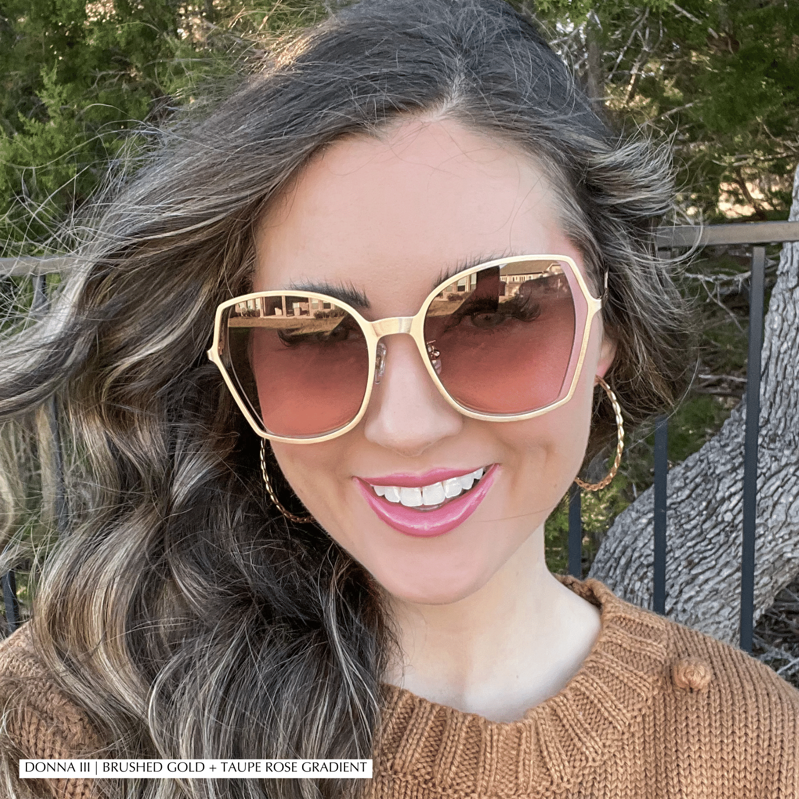 DONNA III - GOLD + INCA GRADIENT SUNGLASSES - Image 8