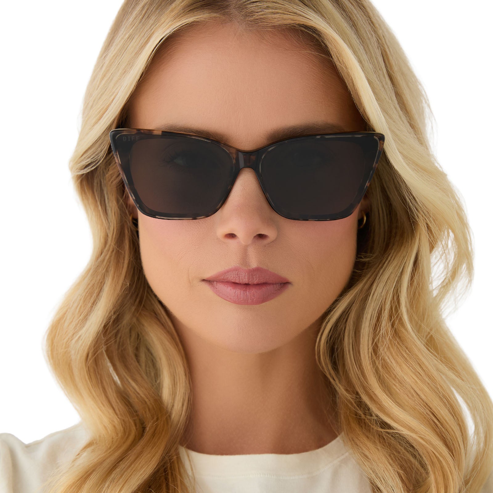ALINA - ESPRESSO TORTOISE + GREY SUNGLASSES - Image 8