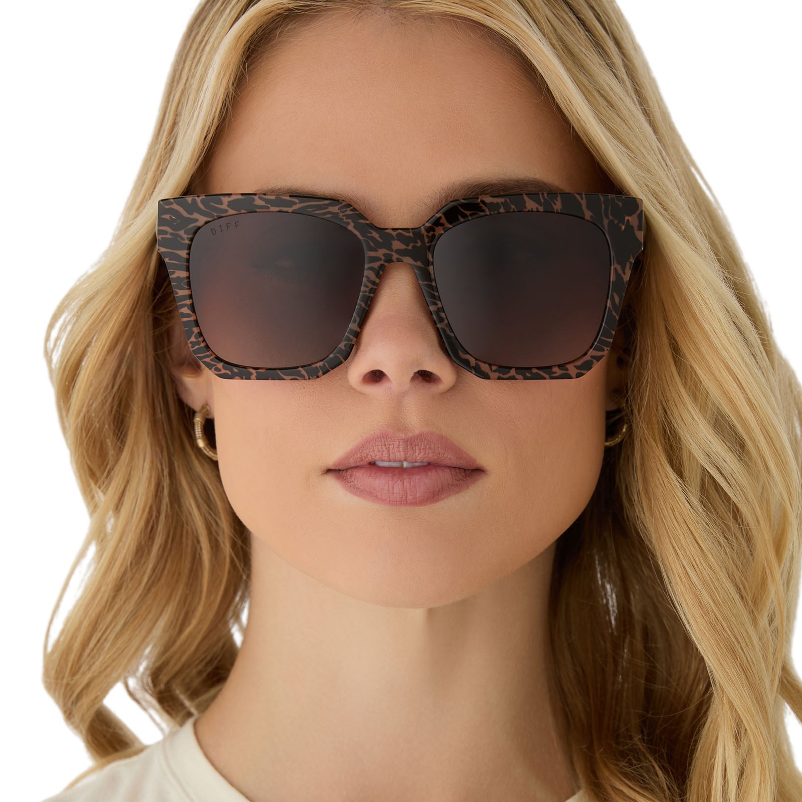 ARIANA - ANIMAL + BROWN GRADIENT + POLARIZED SUNGLASSES - Image 5