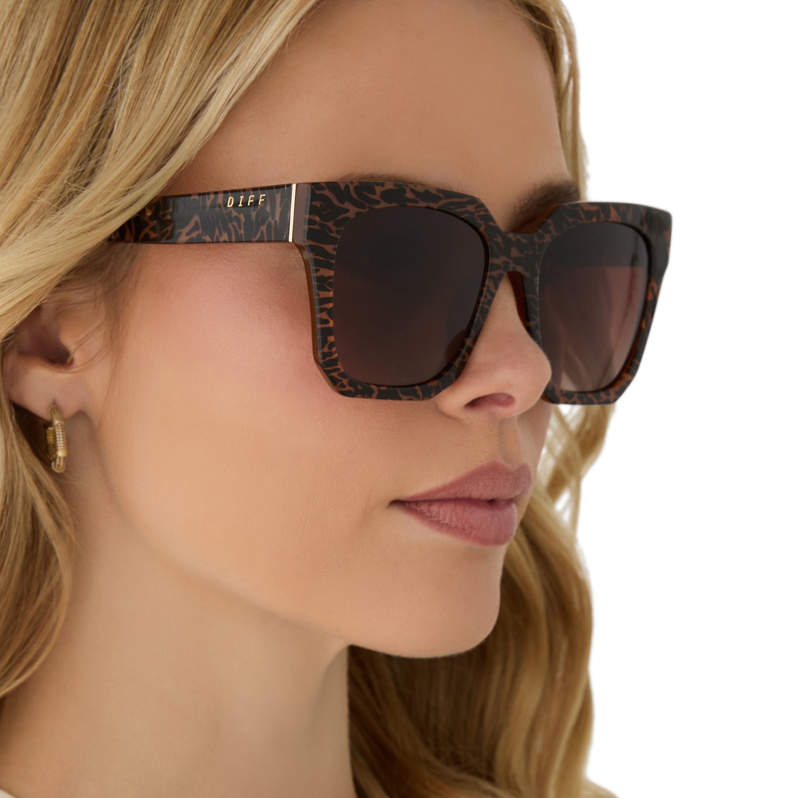 ARIANA - ANIMAL + BROWN GRADIENT + POLARIZED SUNGLASSES - Image 6