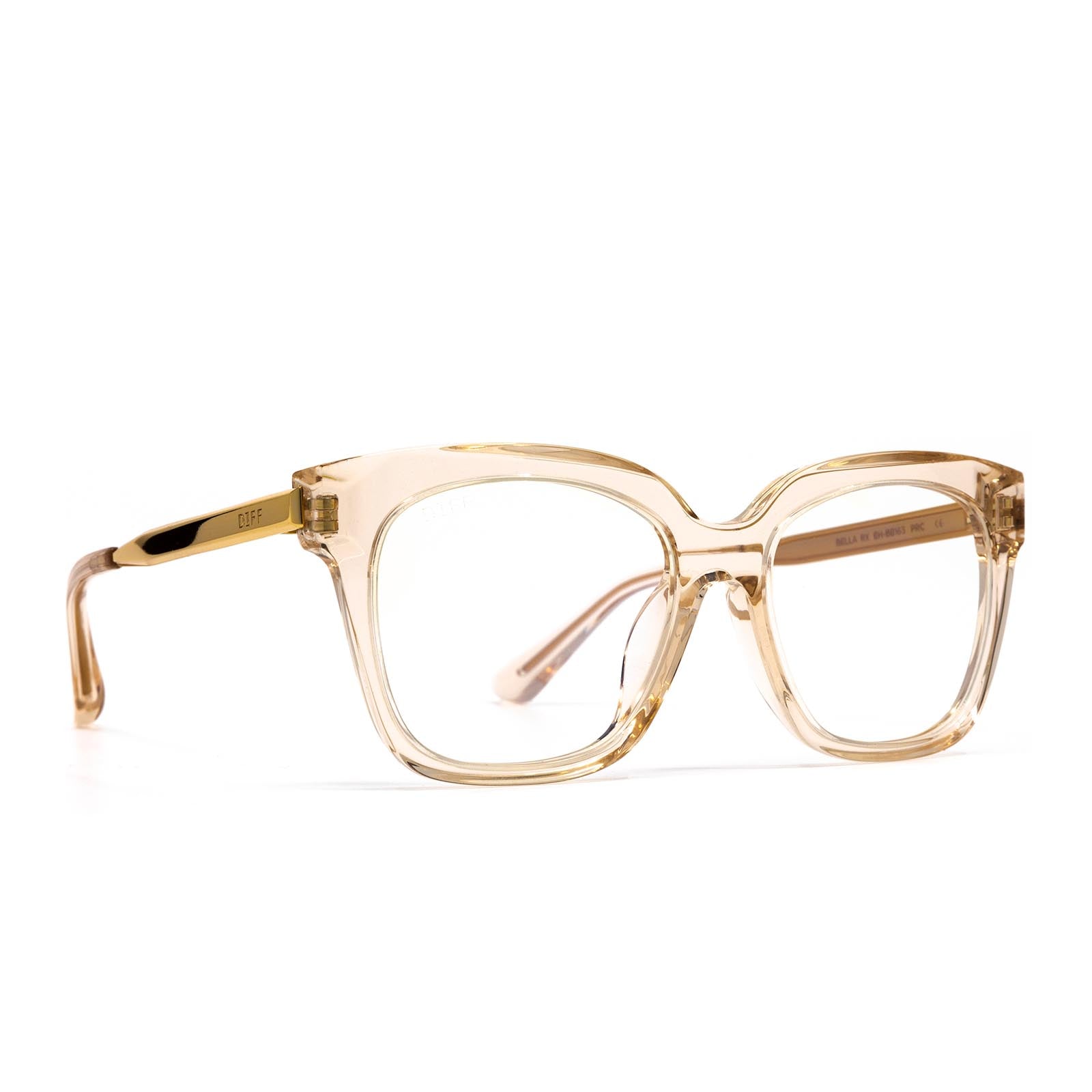 BELLA XS - BLUSH CRYSTAL + BLUE LIGHT TECHNOLOGY GLASSES - Image 2