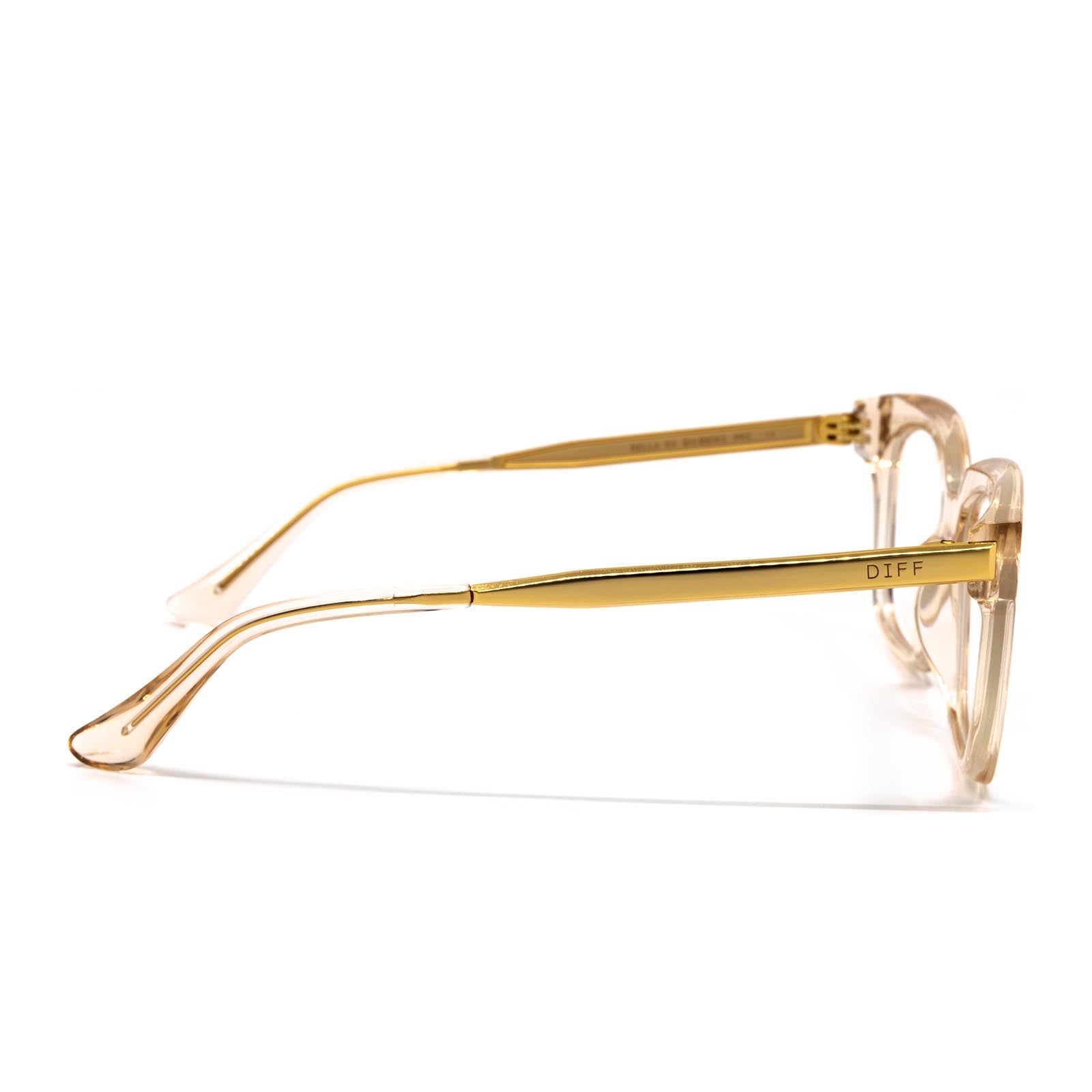 BELLA XS - BLUSH CRYSTAL + BLUE LIGHT TECHNOLOGY GLASSES - Image 3