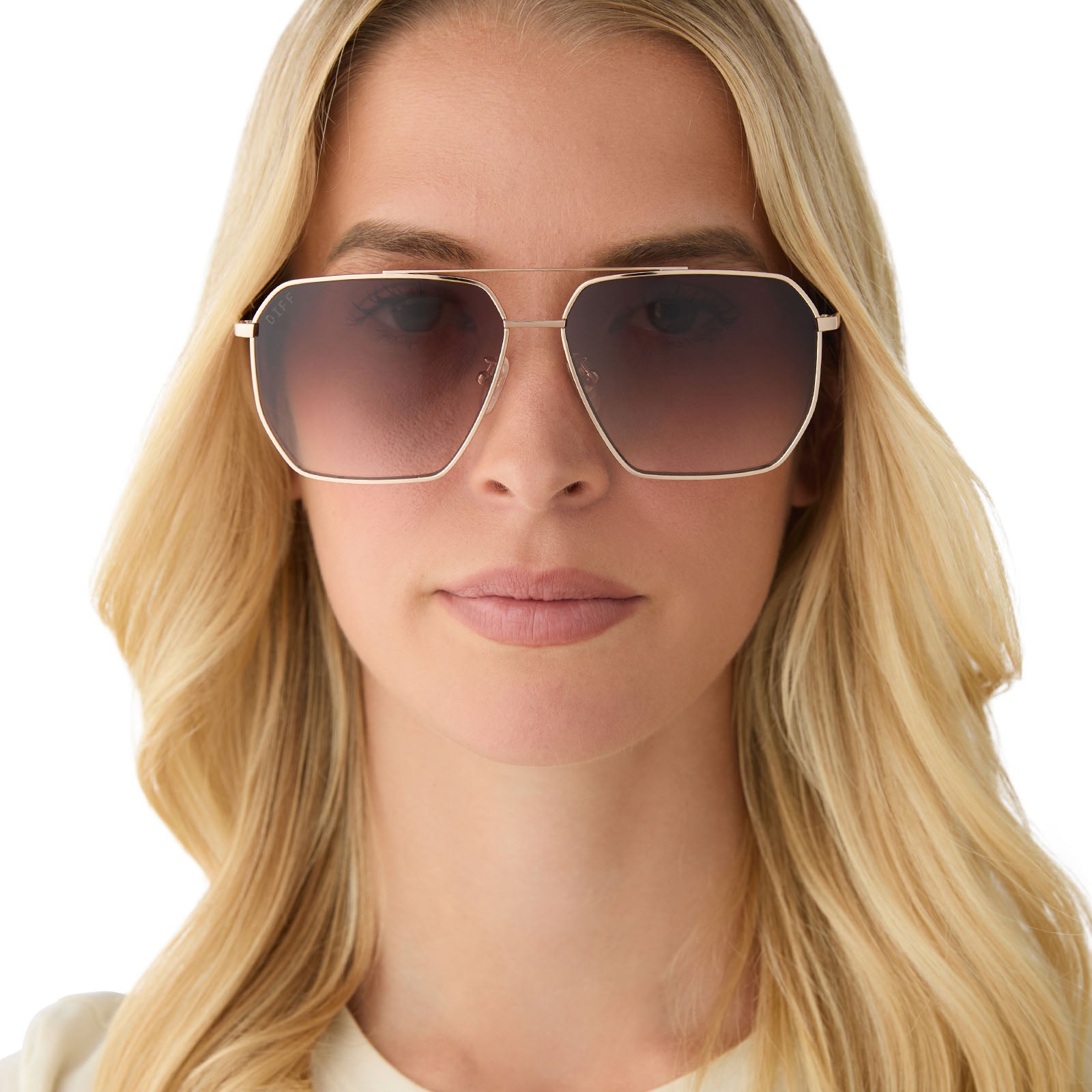 BERKELY - GOLD + BROWN GRADIENT + POLARIZED SUNGLASSES - Image 11