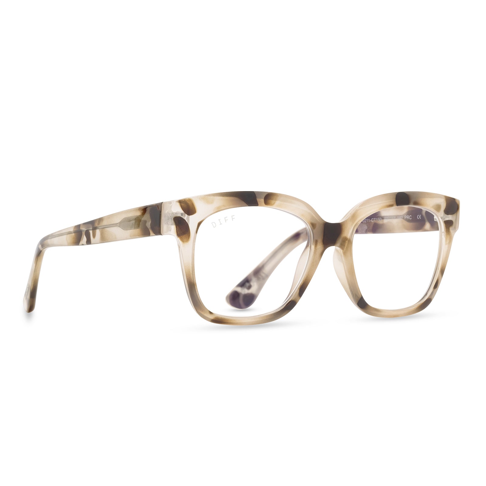 AVA - CREAM TORTOISE + BLUE LIGHT READERS - Image 2