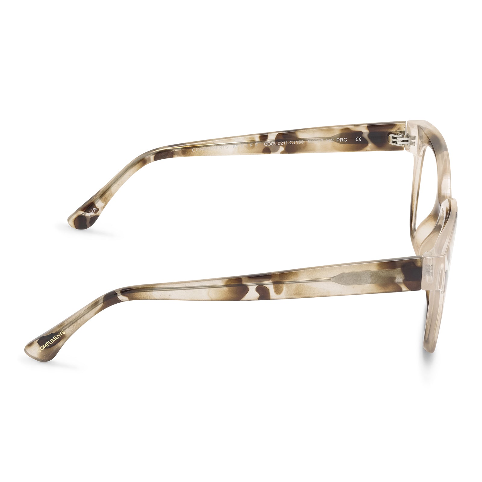 AVA - CREAM TORTOISE + BLUE LIGHT READERS - Image 3