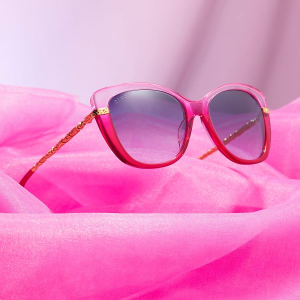 HERMIONE GRANGER™ 2.0 - OMBRÉ PINK + BLUE BELL GRADIENT SUNGLASSES - Image 15