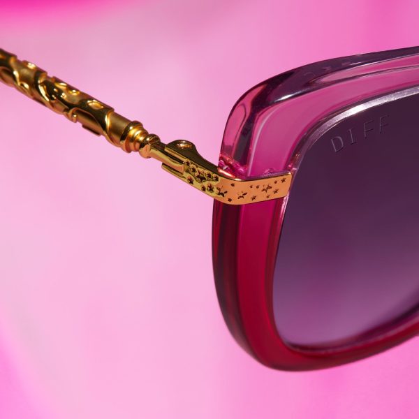 HERMIONE GRANGER™ 2.0 - OMBRÉ PINK + BLUE BELL GRADIENT SUNGLASSES - Image 8