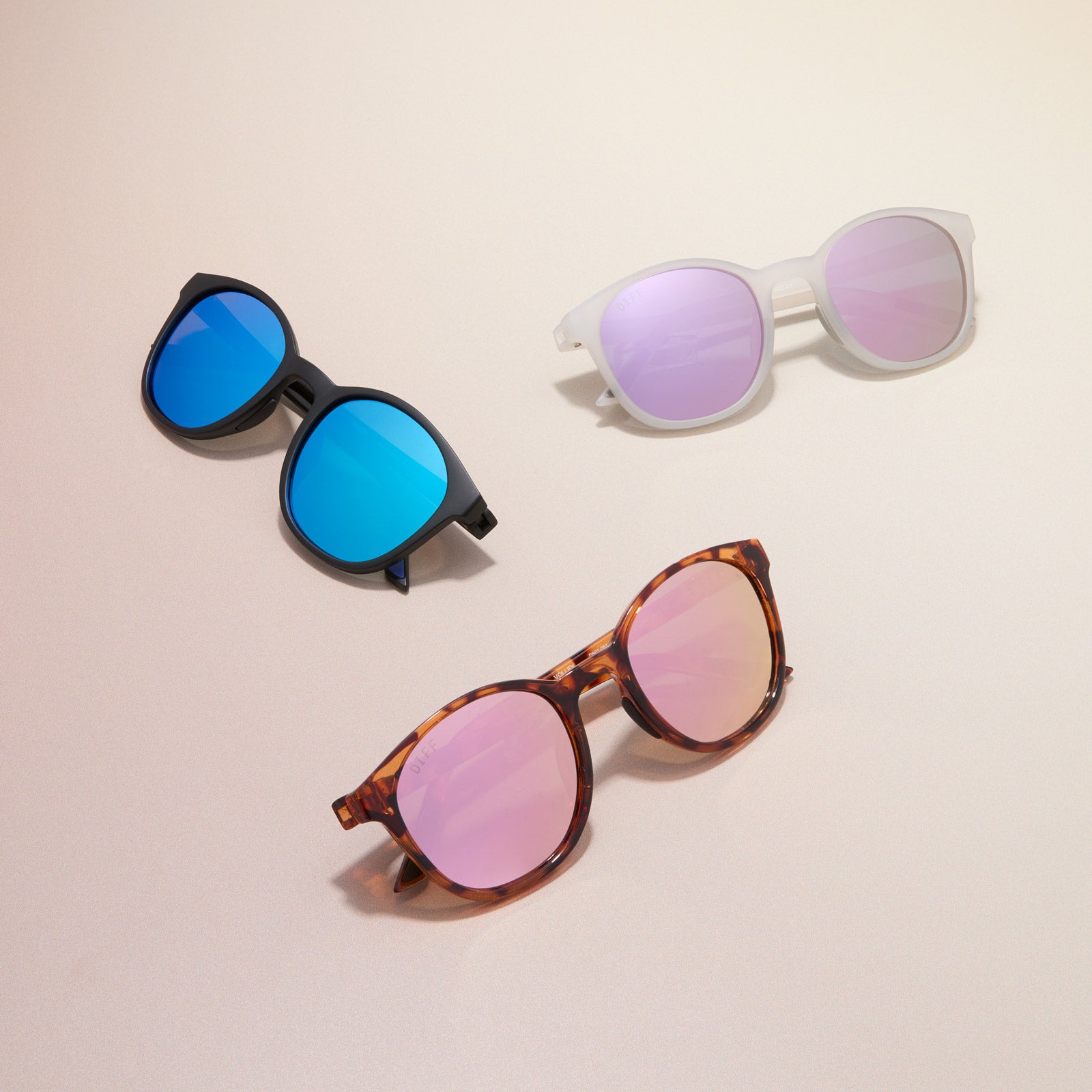 VOLLEY - FROSTY MATTE CRYSTAL + LAVENDER MIRROR + POLARIZED SUNGLASSES - Image 6