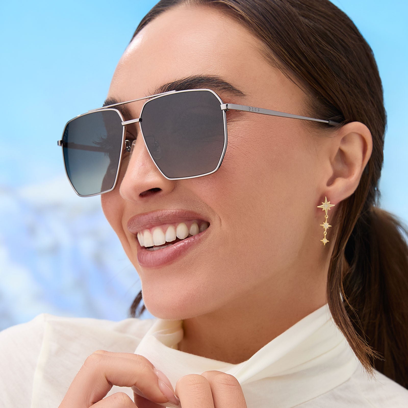 BERKELY - GUNMETAL + GREY GRADIENT + POLARIZED SUNGLASSES - Image 5