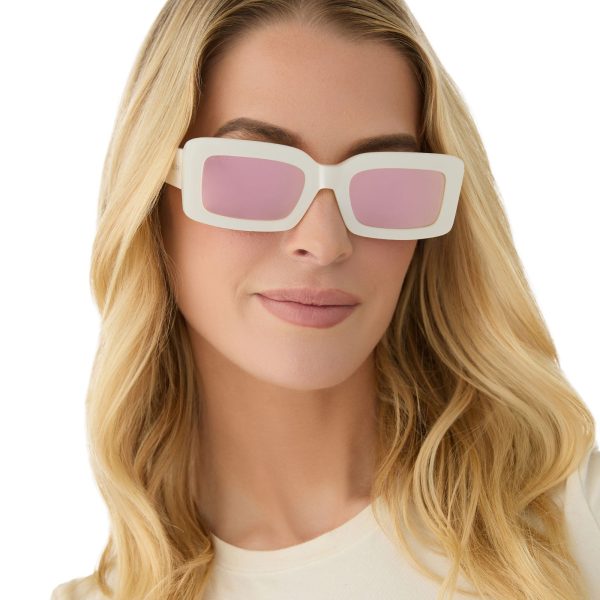 INDY - OPALINE + TAUPE MIRROR SUNGLASSES - Image 10
