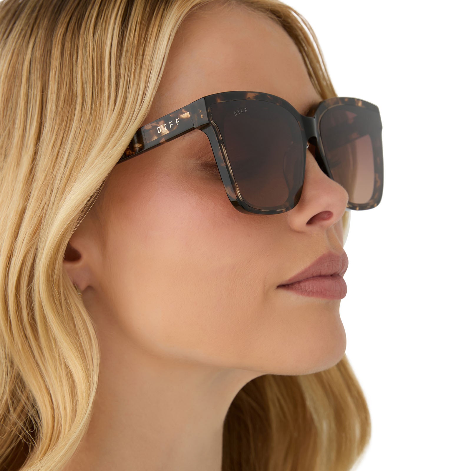 MEREDITH II - ESPRESSO TORTOISE + BROWN GRADIENT SUNGLASSES - Image 8