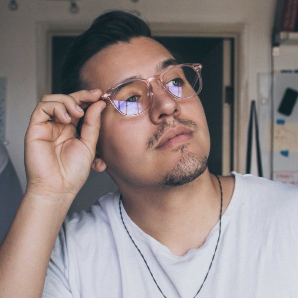 JAXSON - VINTAGE CRYSTAL + BLUE LIGHT TECHNOLOGY CLEAR GLASSES - Image 8