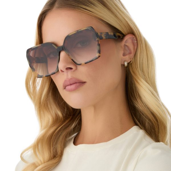 PRESLEY - BROWN KOMBU + BROWN GRADIENT SUNGLASSES - Image 5