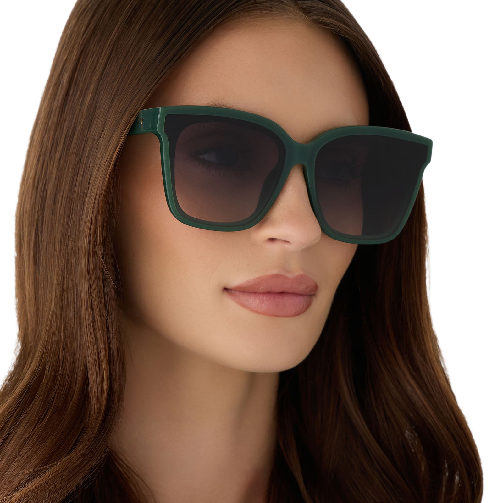 MEREDITH II - FAIRWAY GREEN + GREY GRADIENT SUNGLASSES - Image 7