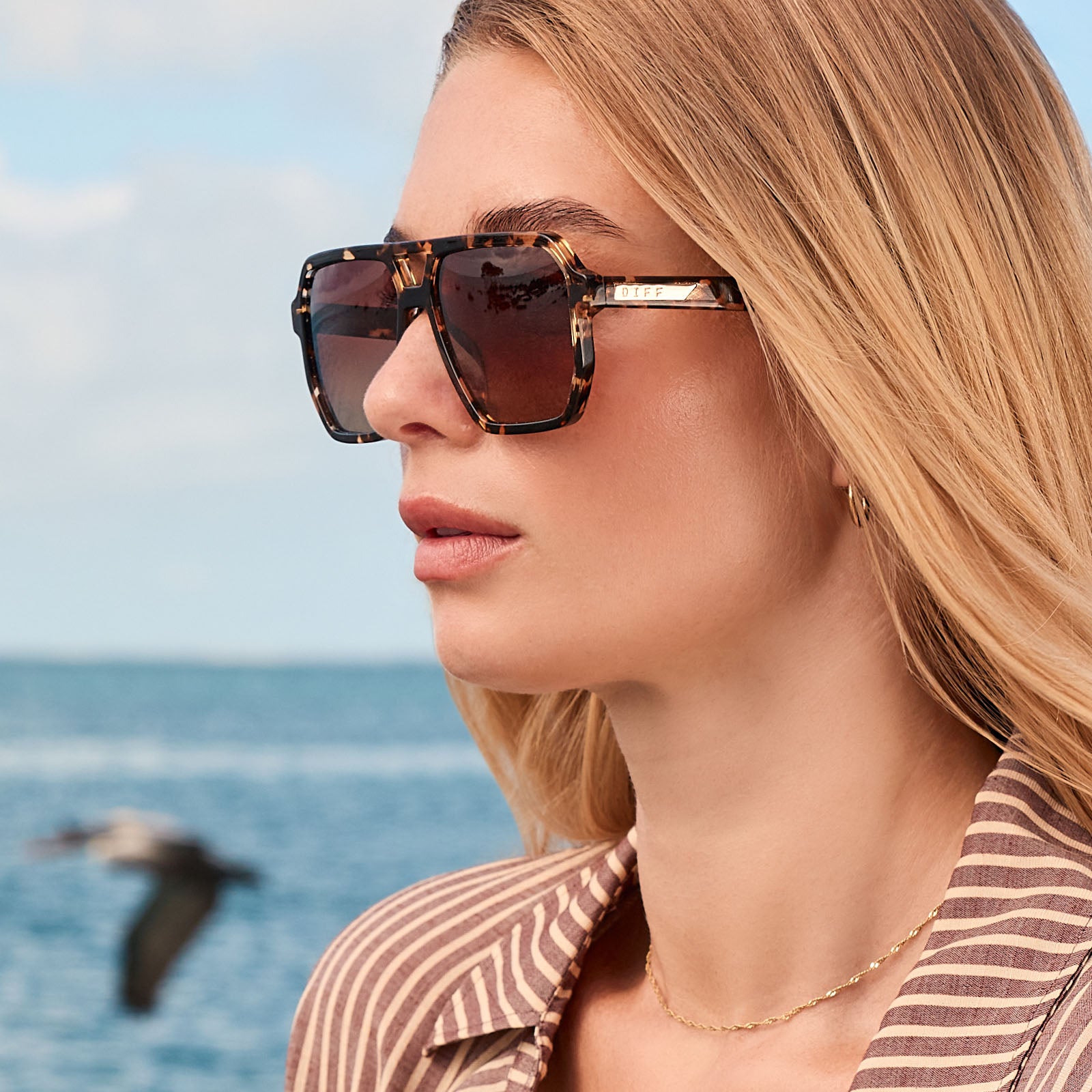 CAMERON - ESPRESSO TORTOISE + BROWN GRADIENT + POLARIZED SUNGLASSES - Image 7