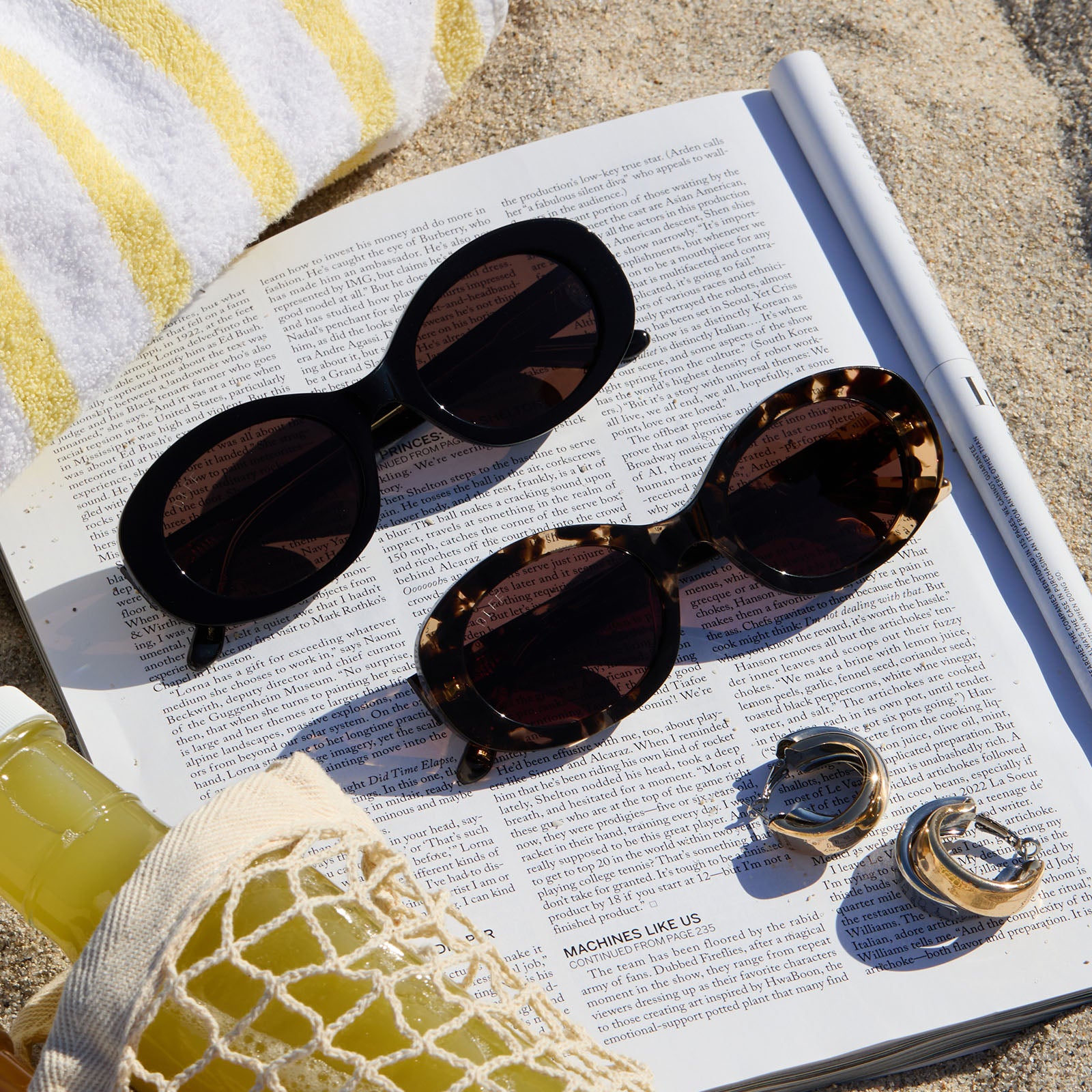 LAINEY - ESPRESSO TORTOISE + BROWN SUNGLASSES - Image 10