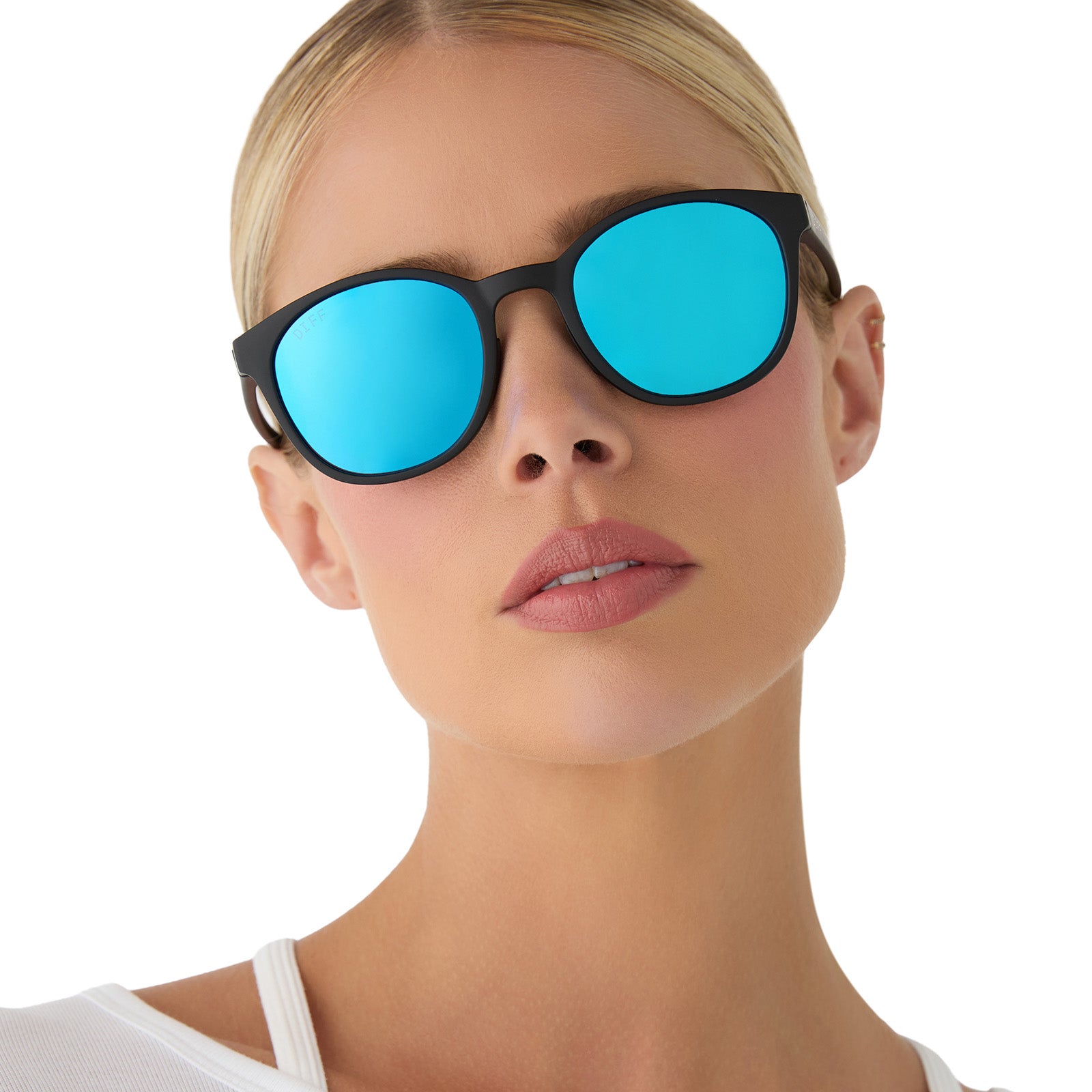 VOLLEY - MATTE BLACK + BLUE MIRROR + POLARIZED SUNGLASSES - Image 5