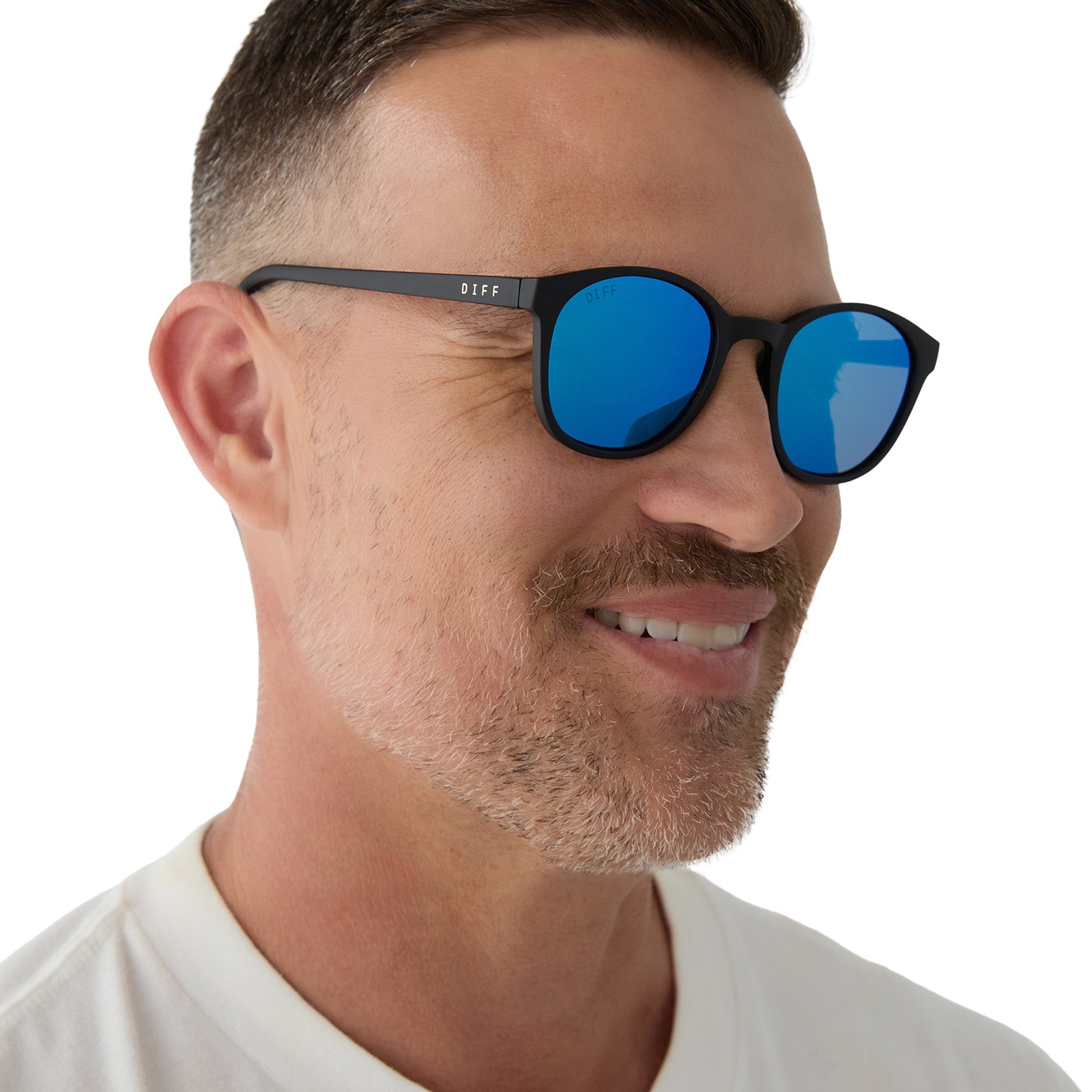 VOLLEY - MATTE BLACK + BLUE MIRROR + POLARIZED SUNGLASSES - Image 10
