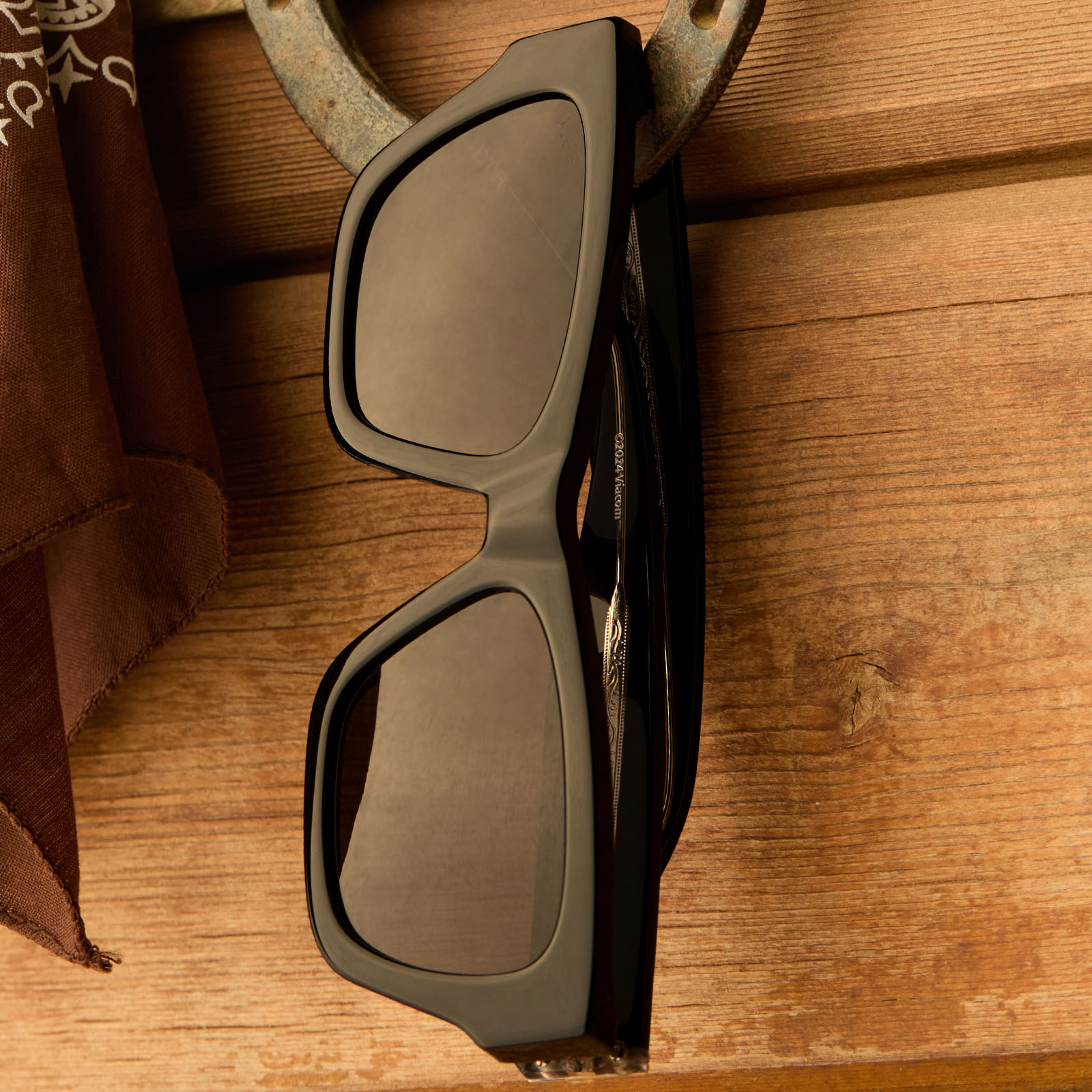 BETH II - NIGHT SKY BLACK + SILVER W GREY + POLARIZED SUNGLASSES - Image 9
