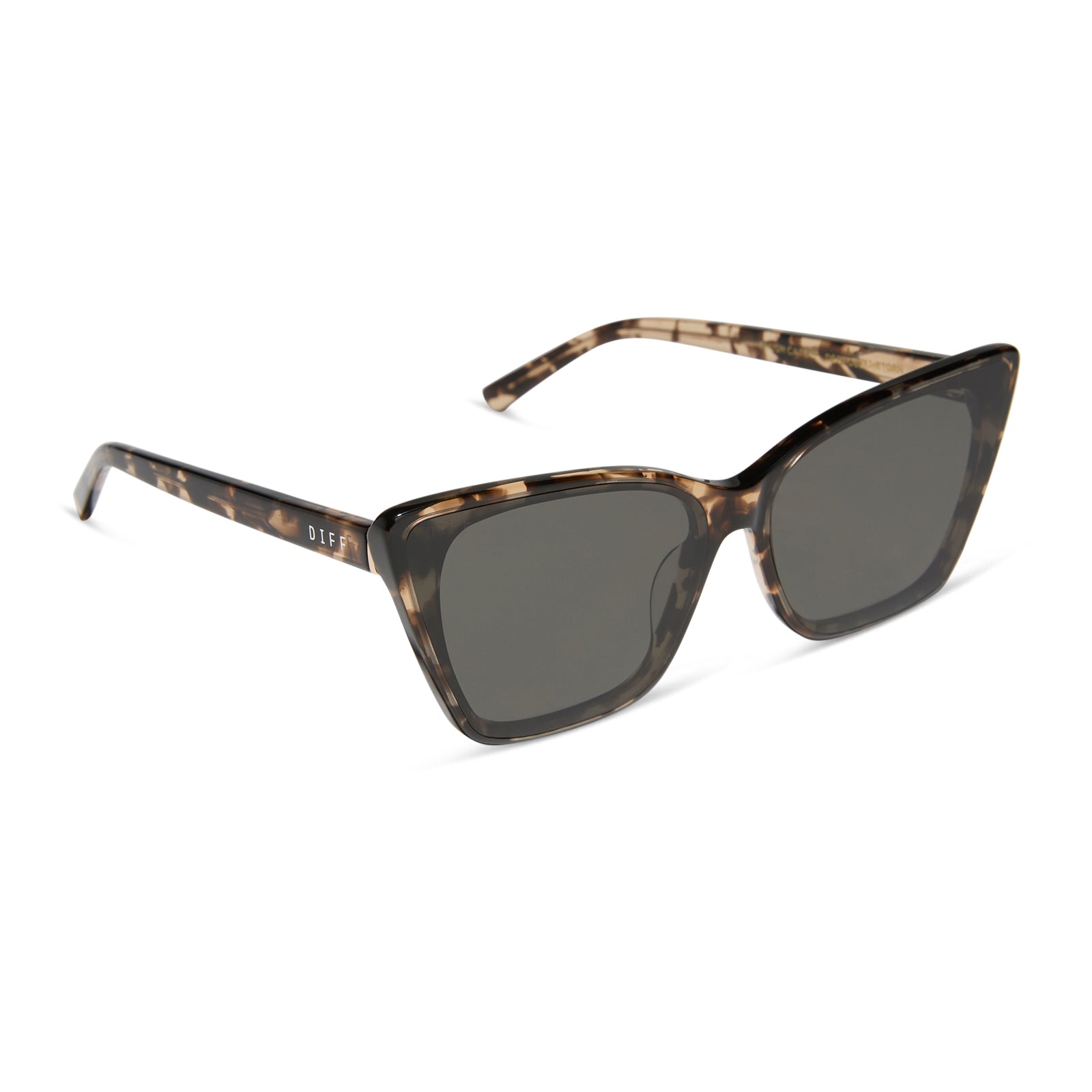 ALINA - ESPRESSO TORTOISE + GREY SUNGLASSES - Image 2