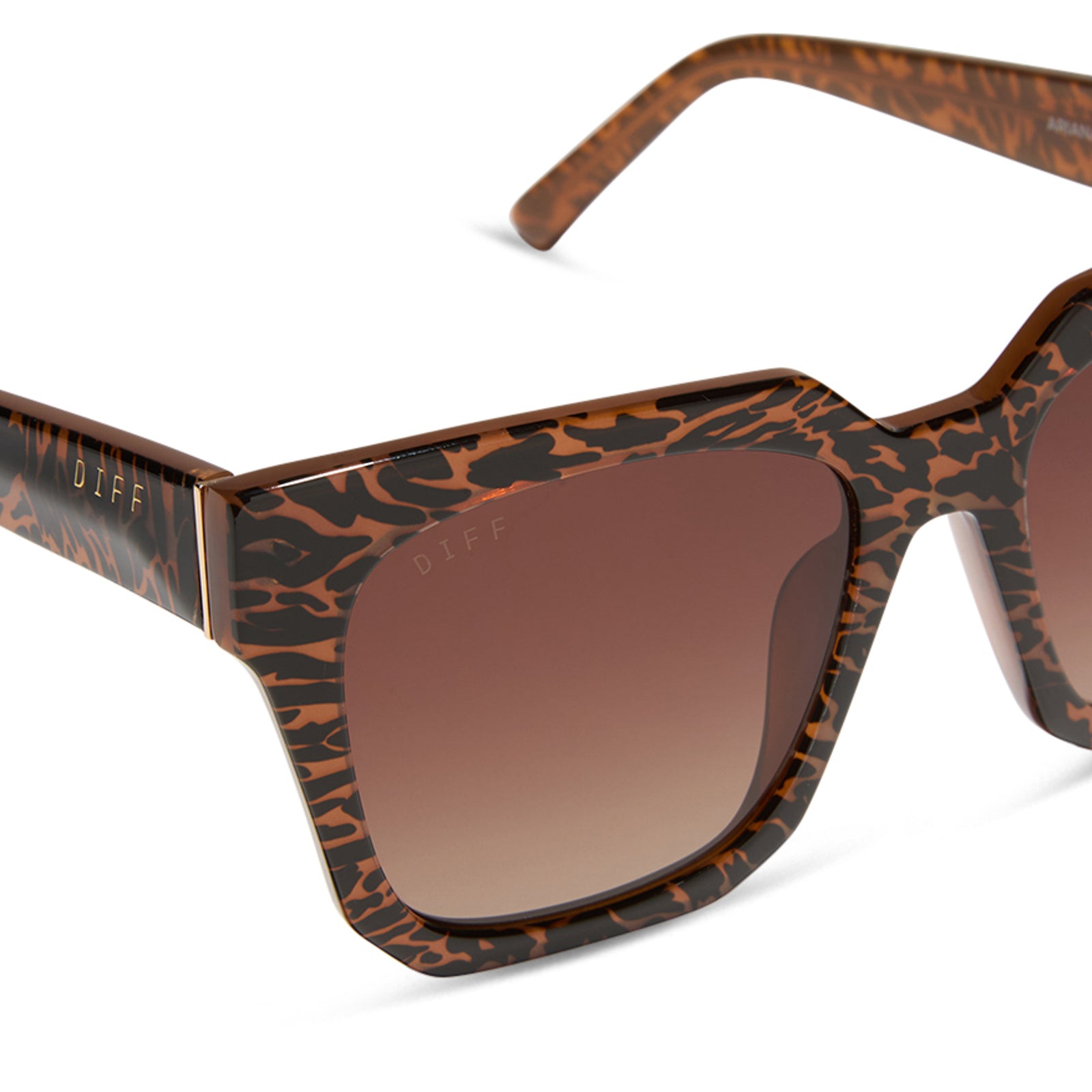 ARIANA - ANIMAL + BROWN GRADIENT + POLARIZED SUNGLASSES - Image 4