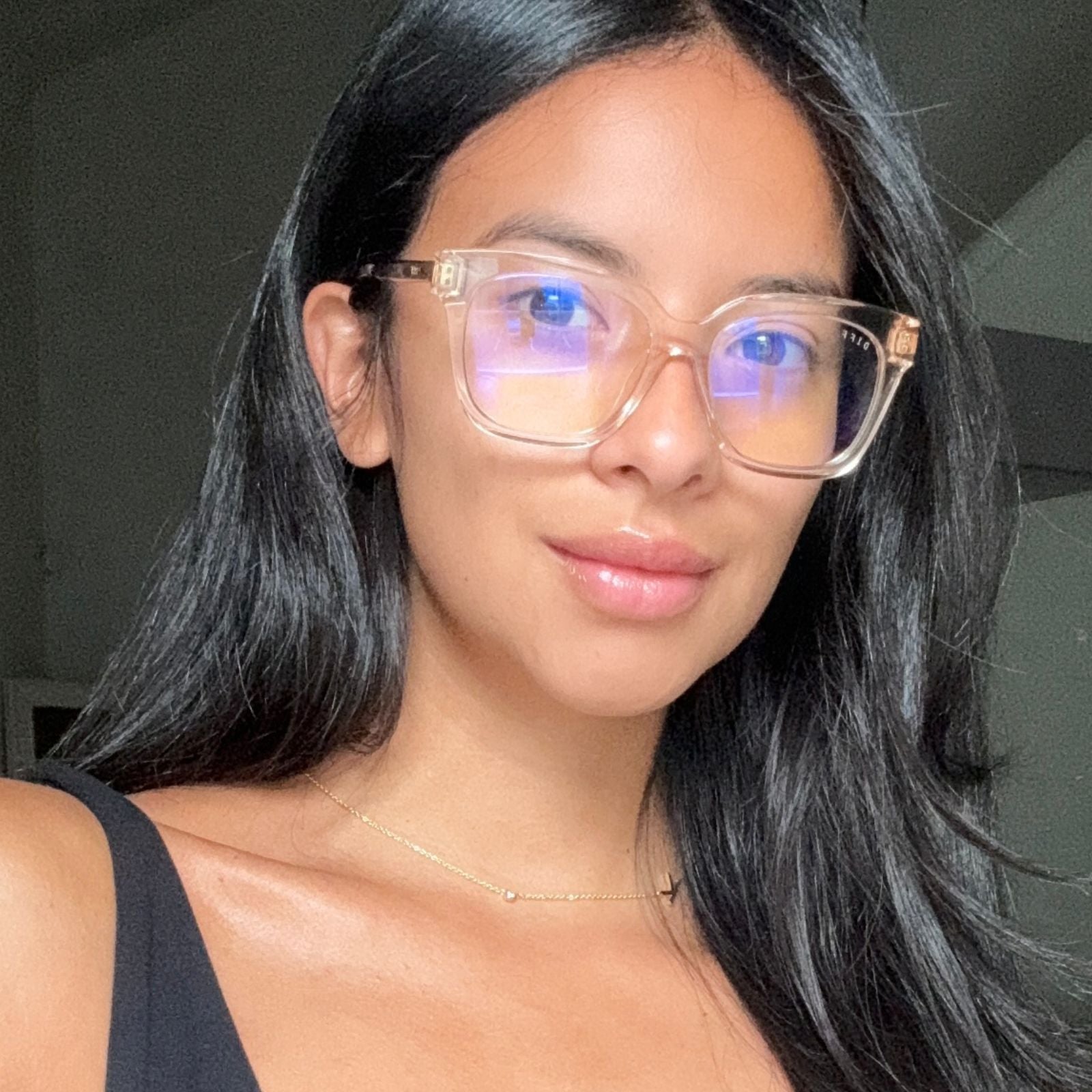 BELLA XS - BLUSH CRYSTAL + BLUE LIGHT TECHNOLOGY GLASSES - Image 14