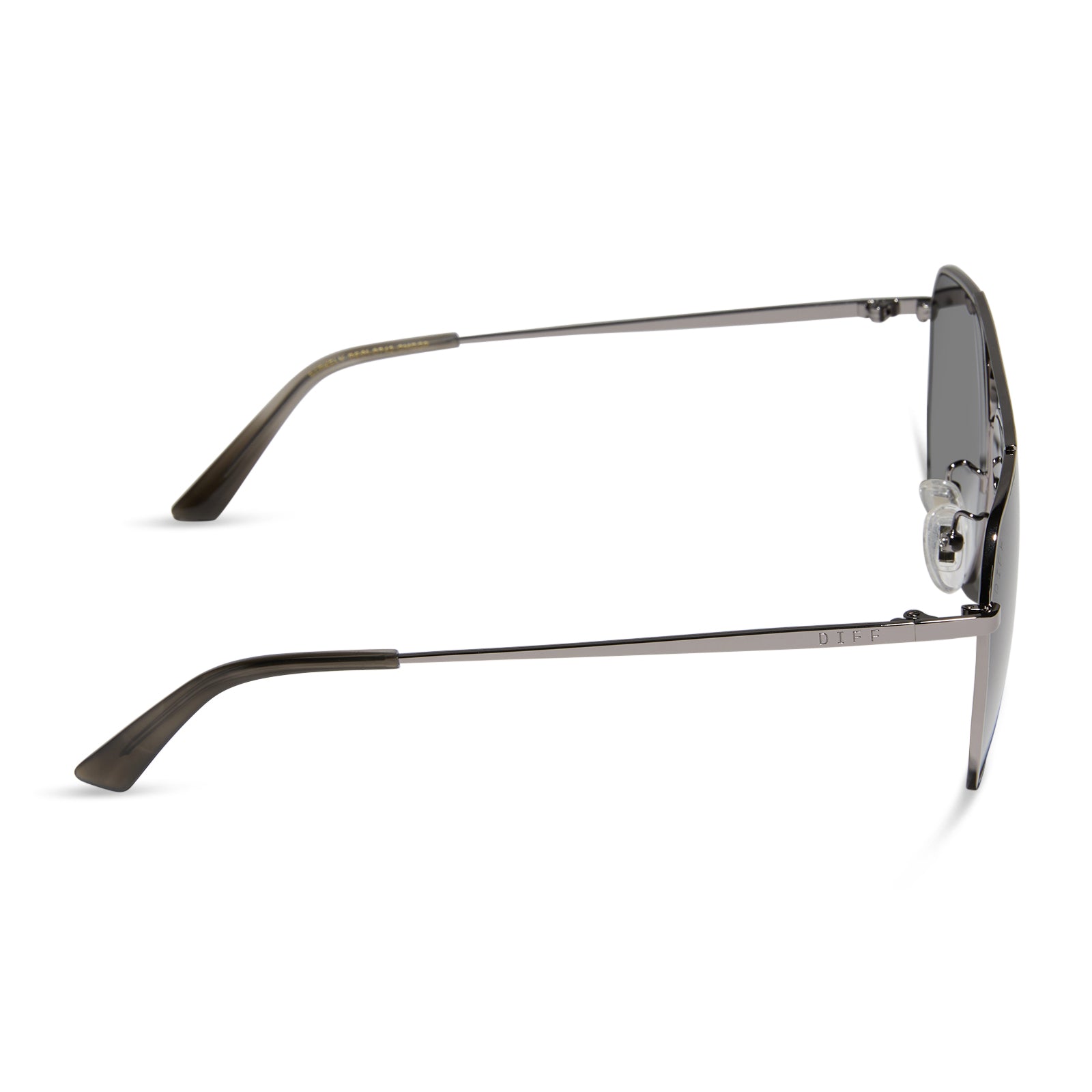 BERKELY - GUNMETAL + GREY GRADIENT + POLARIZED SUNGLASSES - Image 3