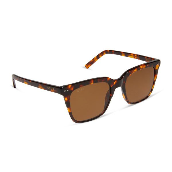 BILLIE XL - RICH TORTOISE + BROWN + POLARIZED SUNGLASSES - Image 2