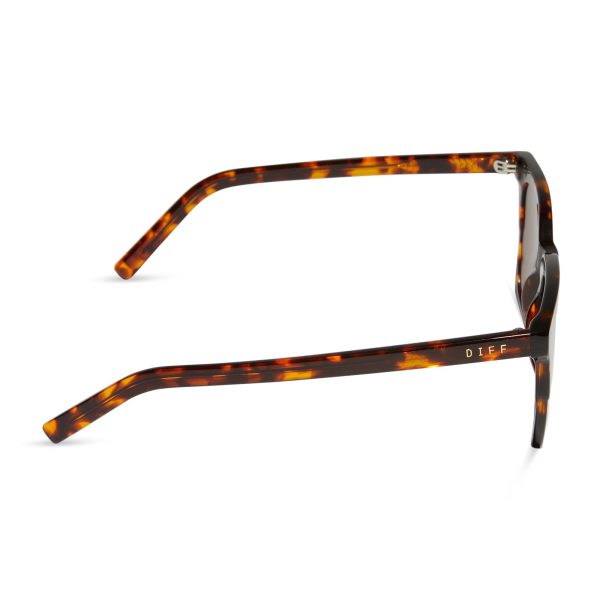 BILLIE XL - RICH TORTOISE + BROWN + POLARIZED SUNGLASSES - Image 3