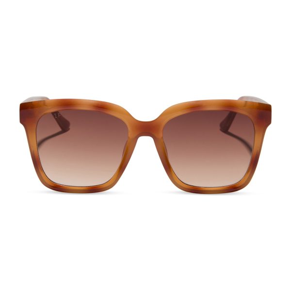 BLYTHE - MAPLE TORTOISE + BROWN GRADIENT SUNGLASSES