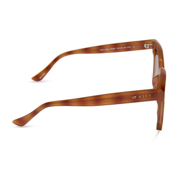BLYTHE - MAPLE TORTOISE + BROWN GRADIENT SUNGLASSES - Image 3