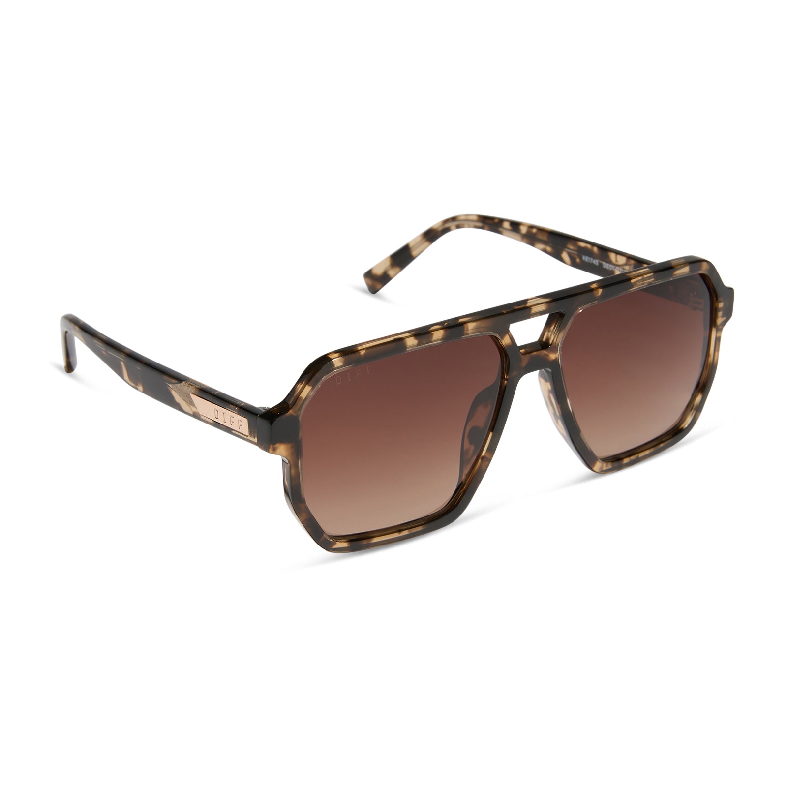 CAMERON - ESPRESSO TORTOISE + BROWN GRADIENT + POLARIZED SUNGLASSES - Image 2