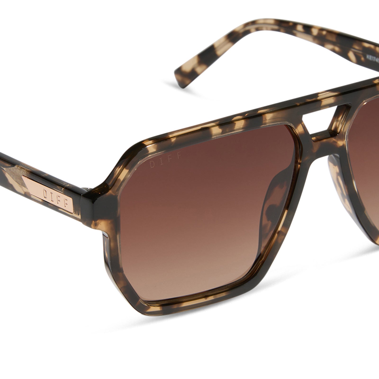 CAMERON - ESPRESSO TORTOISE + BROWN GRADIENT + POLARIZED SUNGLASSES - Image 4