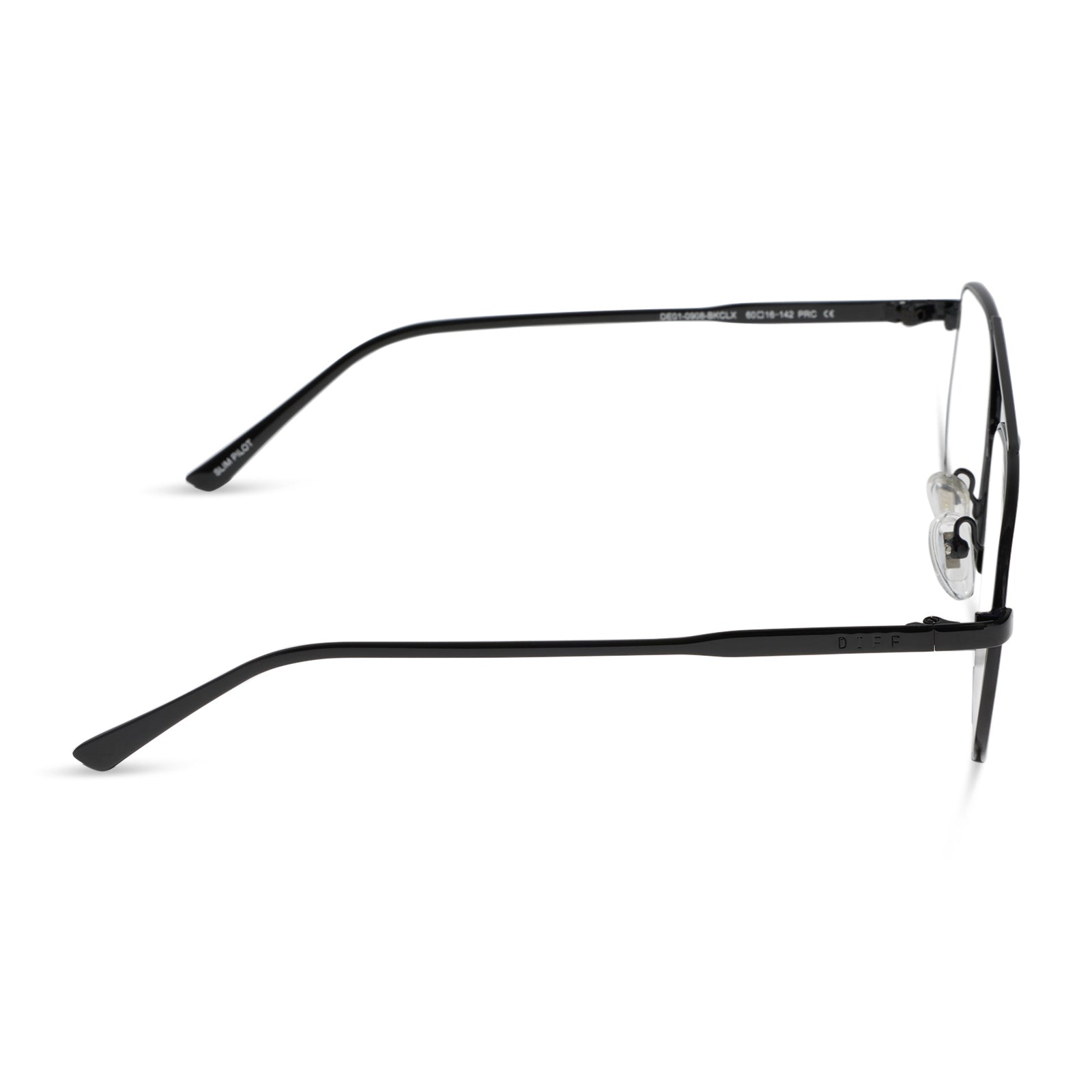 CHARLEY - SHINY BLACK + GLASSES - Image 3