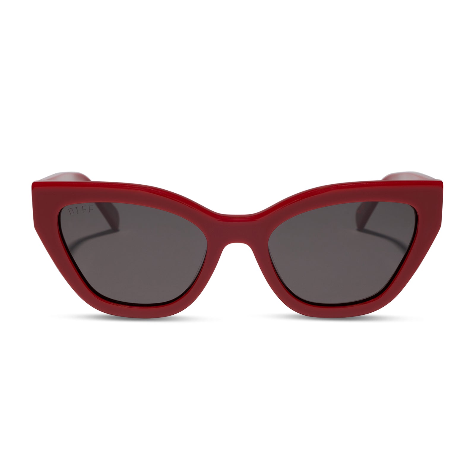 EMILY - RED + GREY + POLARIZED SUNGLASSES