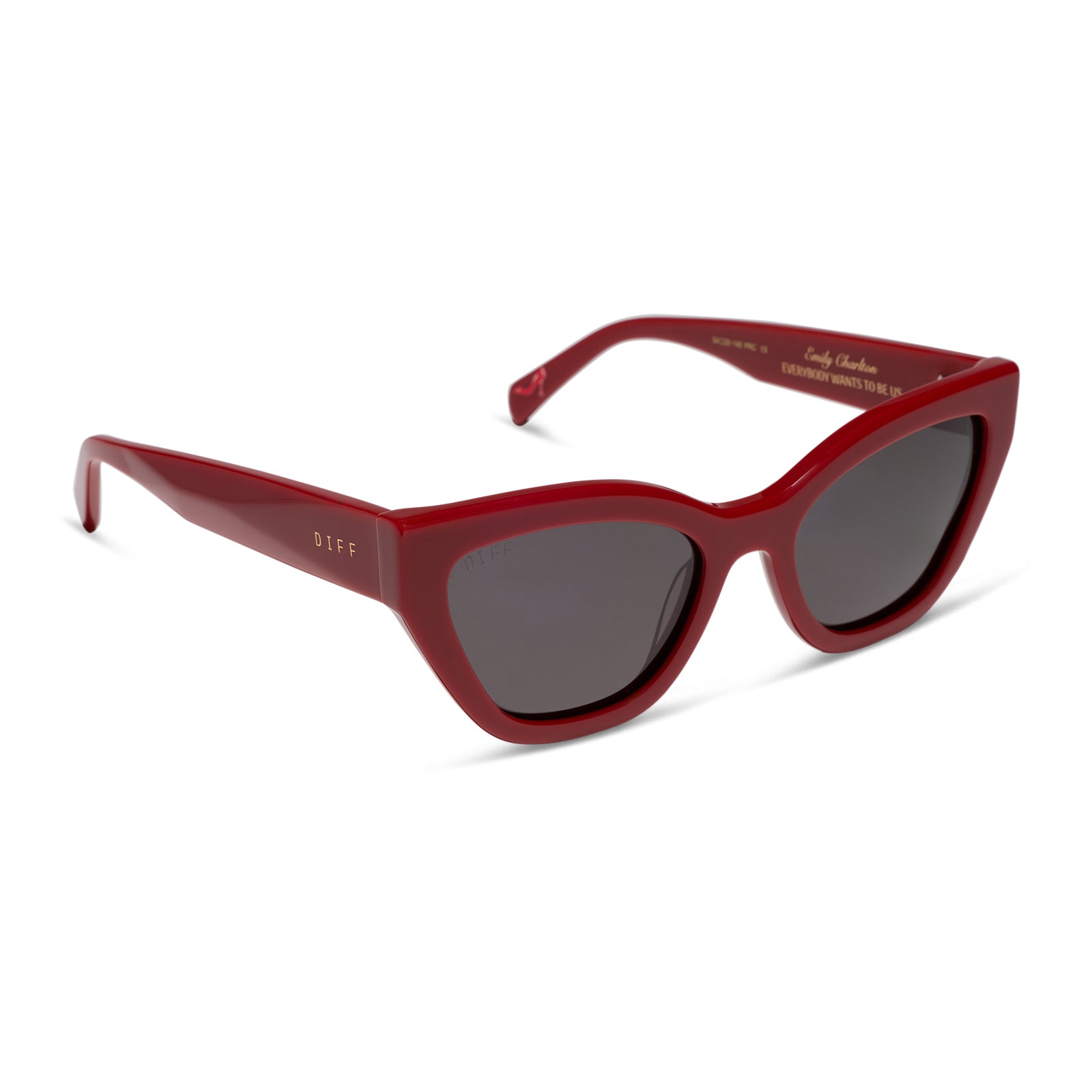 EMILY - RED + GREY + POLARIZED SUNGLASSES - Image 2