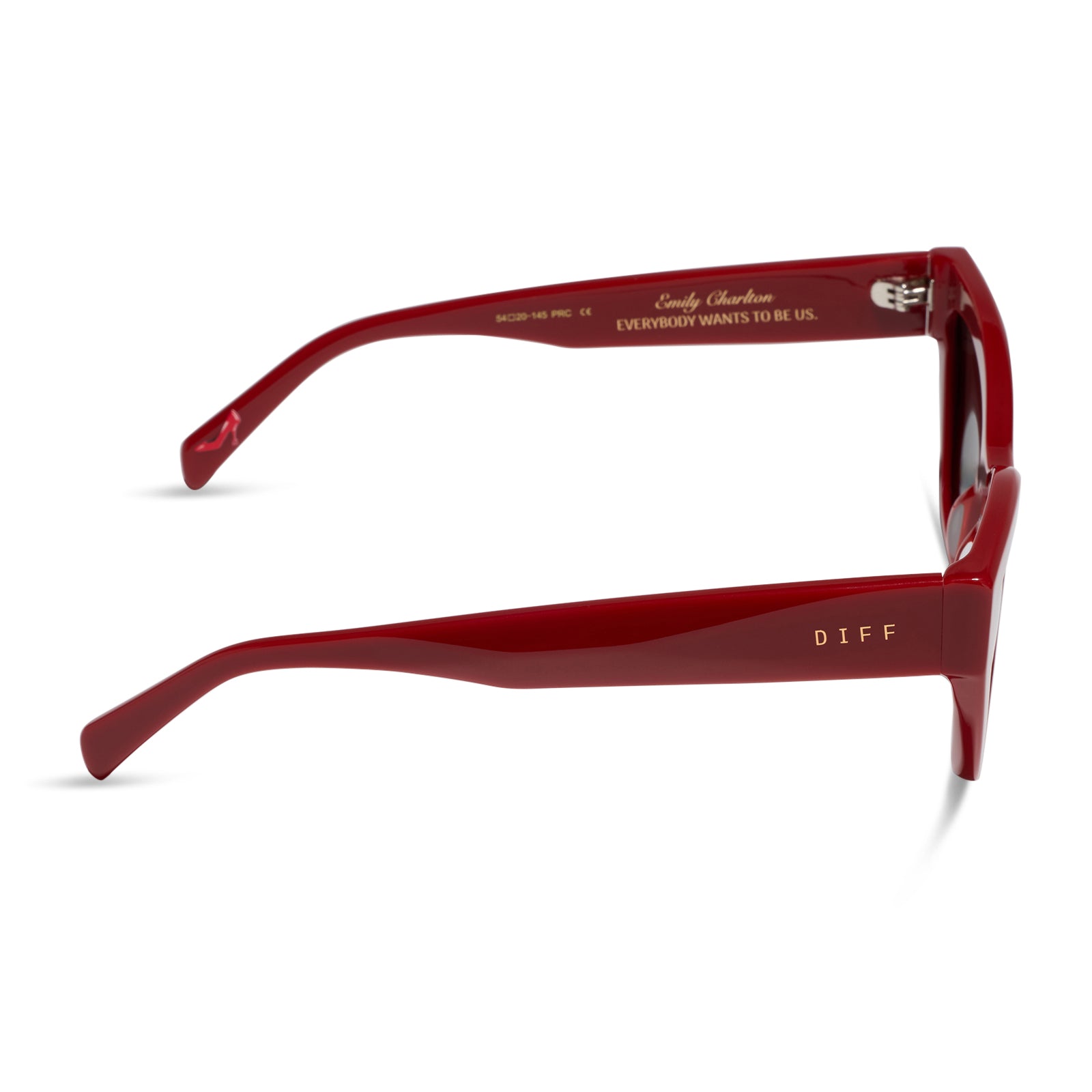 EMILY - RED + GREY + POLARIZED SUNGLASSES - Image 3