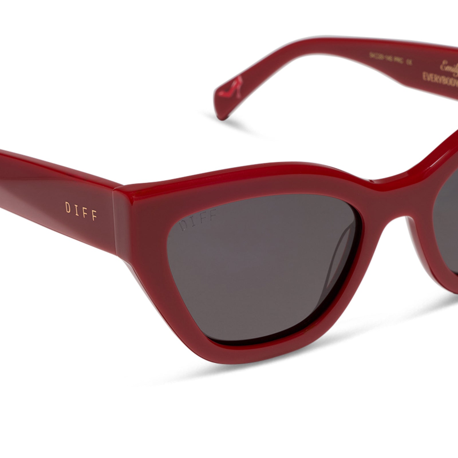 EMILY - RED + GREY + POLARIZED SUNGLASSES - Image 4