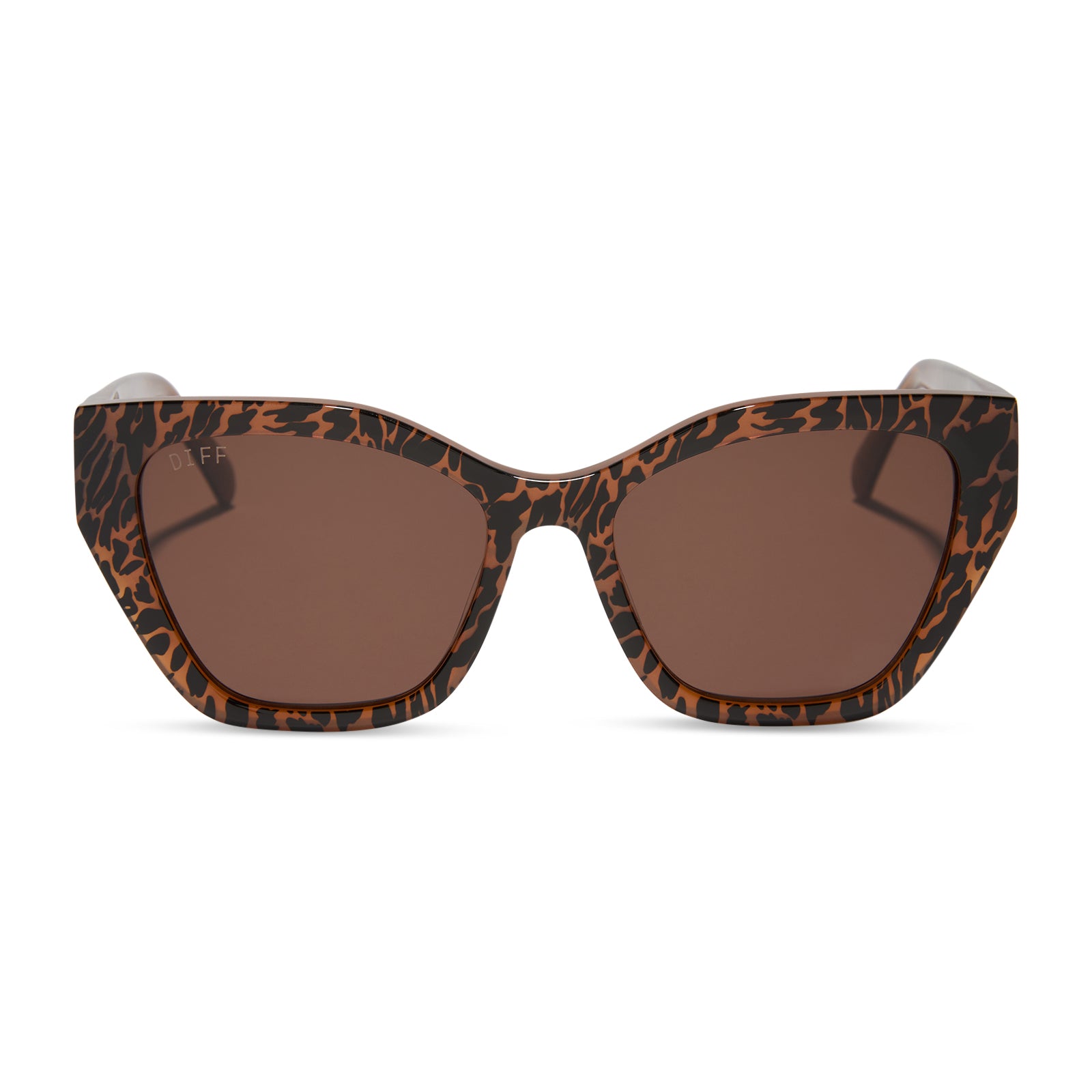 EVIE - ANIMAL + BROWN SUNGLASSES
