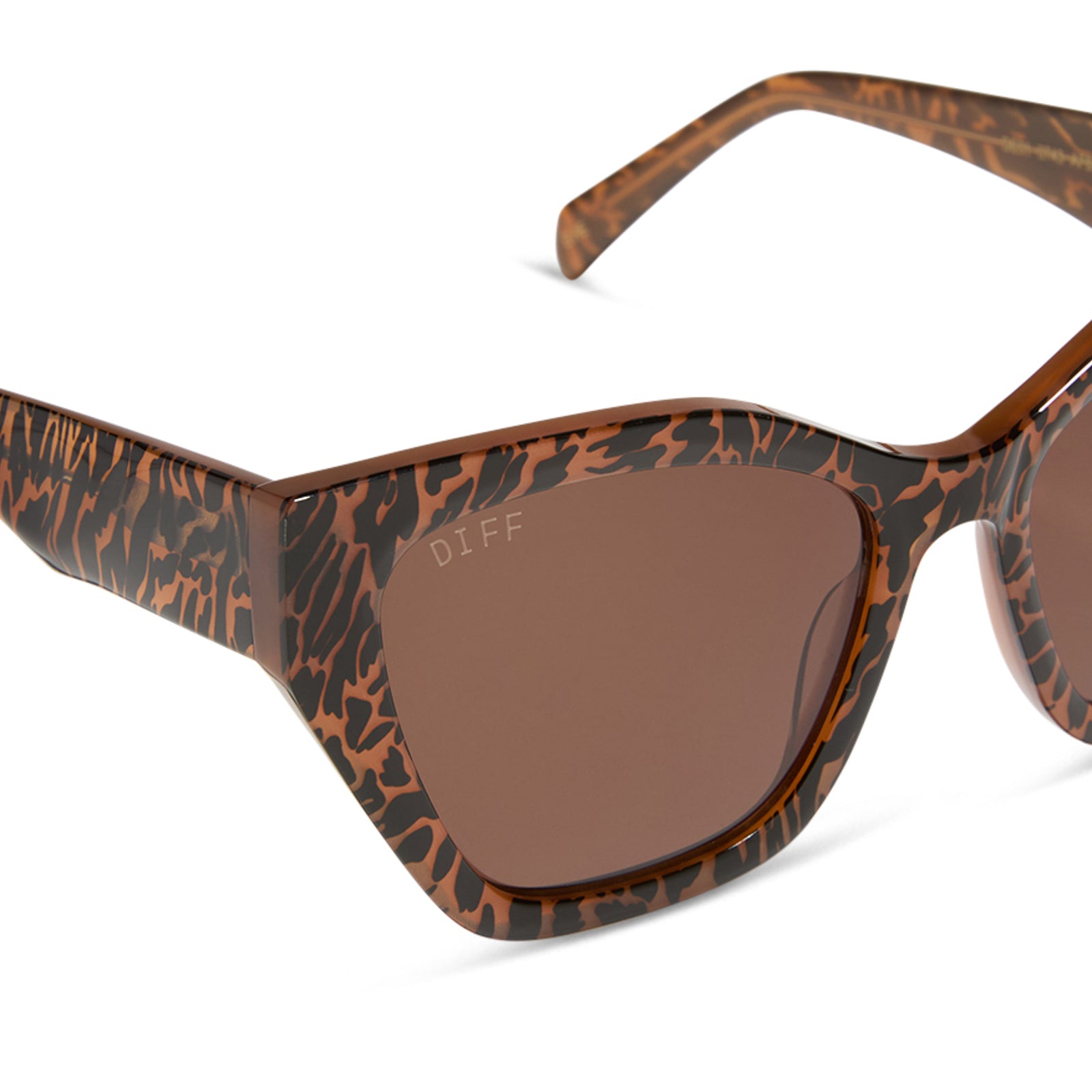 EVIE - ANIMAL + BROWN SUNGLASSES - Image 4