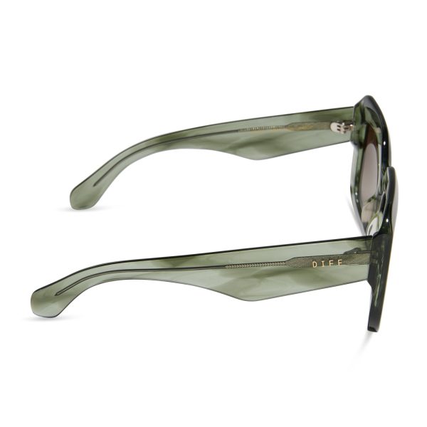 GIADA - COOL MATCHA + BROWN GRADIENT + POLARIZED SUNGLASSES - Image 3