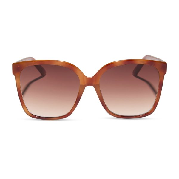 HAZEL - MAPLE TORTOISE + BROWN GRADIENT SUNGLASSES