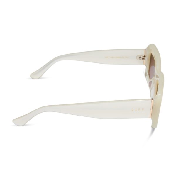 INDY - OPALINE + TAUPE MIRROR SUNGLASSES - Image 3