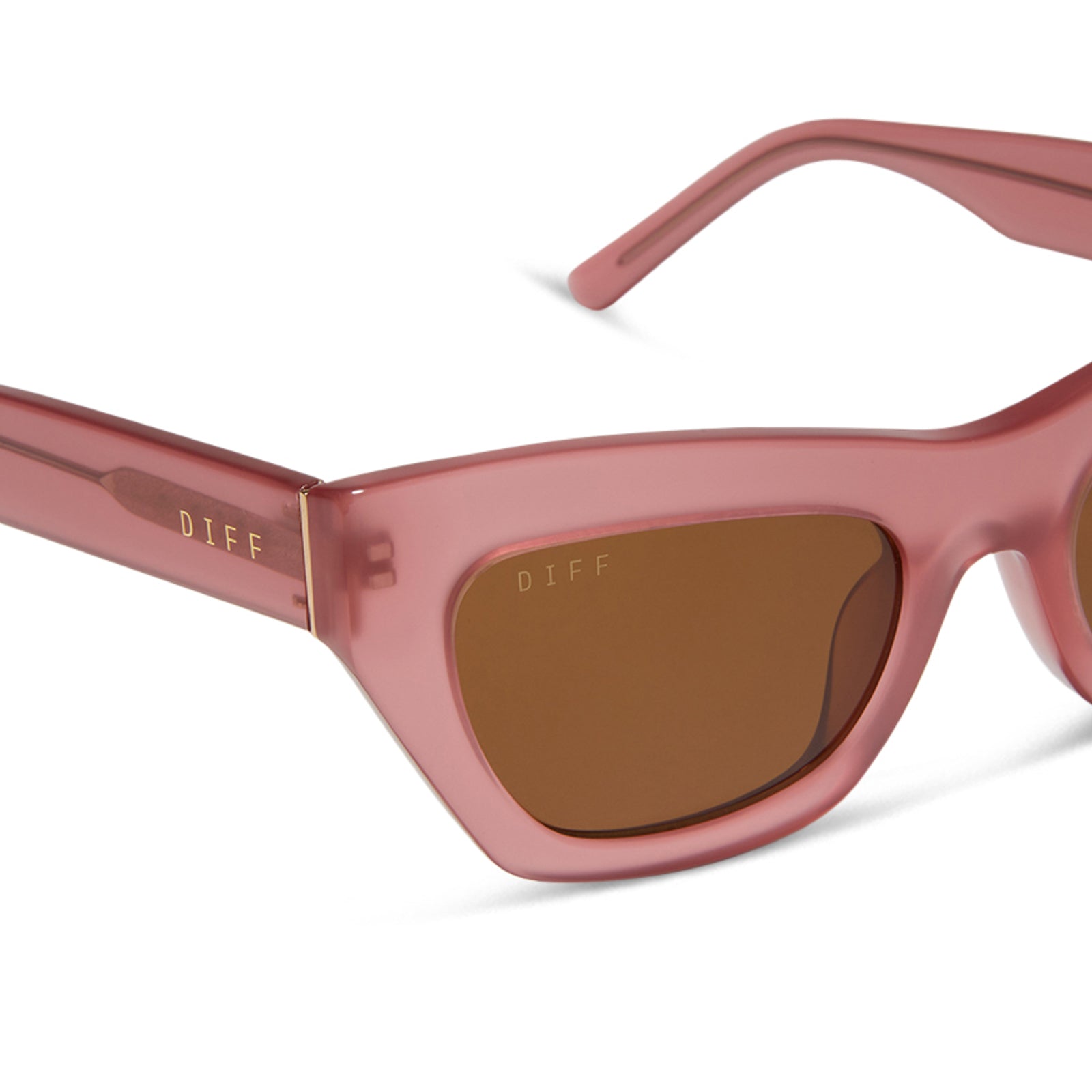 KATARINA - GUAVA + BROWN SUNGLASSES - Image 4