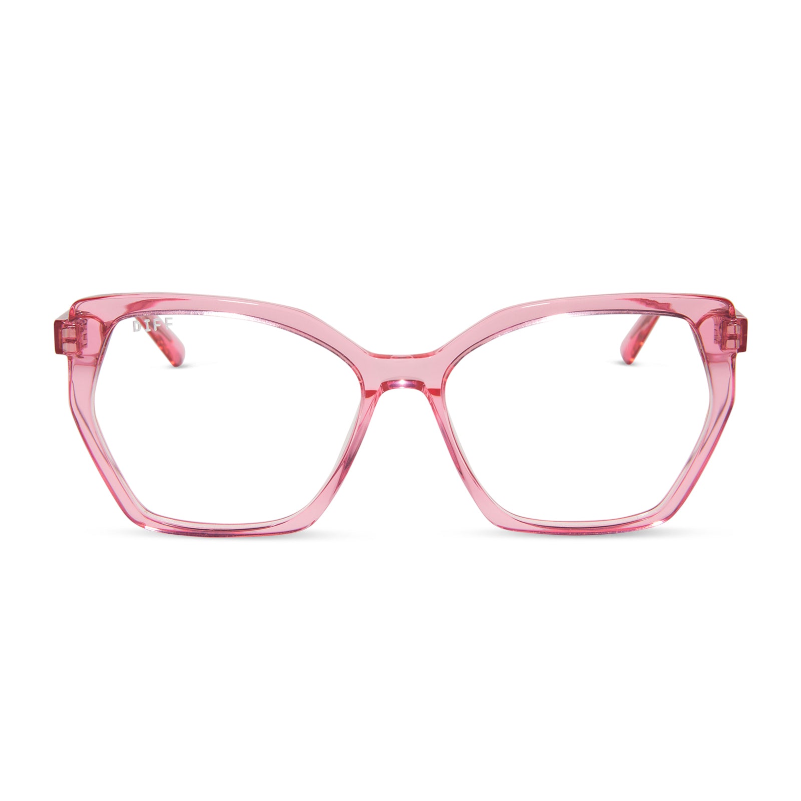 MAISIE - CANDY PINK CRYSTAL + GLASSES