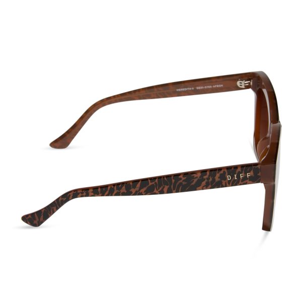 MEREDITH II - ANIMAL + BROWN GRADIENT SUNGLASSES - Image 3