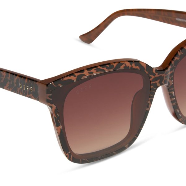 MEREDITH II - ANIMAL + BROWN GRADIENT SUNGLASSES - Image 4